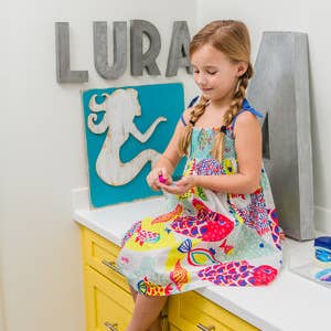 Grace Graffiti – wholesale Wood wall art – Mermaid Wooden Wall Art