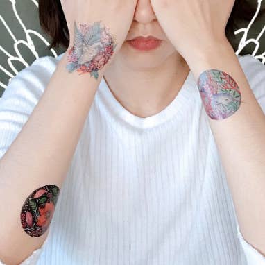 Circles Temporary Tattoos Stickers for wholesale by PAPERSELF