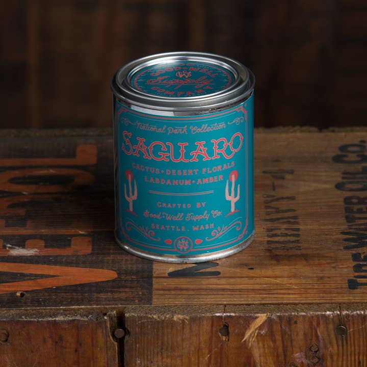 Good & Well Supply Co. - Wholesale Jar/Filled Candle - Saguaro National Park Candle2