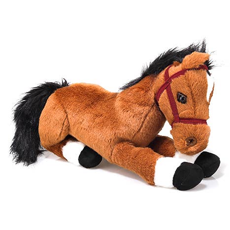 Plushland - Wholesale Stuffed/Plush Toy - Kids & Baby - 14" & 17" Resting Horse Plush - Soft Plush Stuffed Animals3