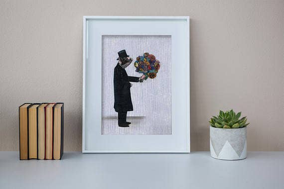 Pergamo Paper Goods - Vente Affiche d'art - Dapper Pig Impression artistique 8 x 102