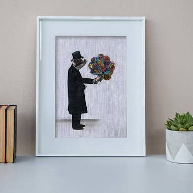 Pergamo Paper Goods - Wholesale Art Print - Dapper Pig 8X10 Art Print2