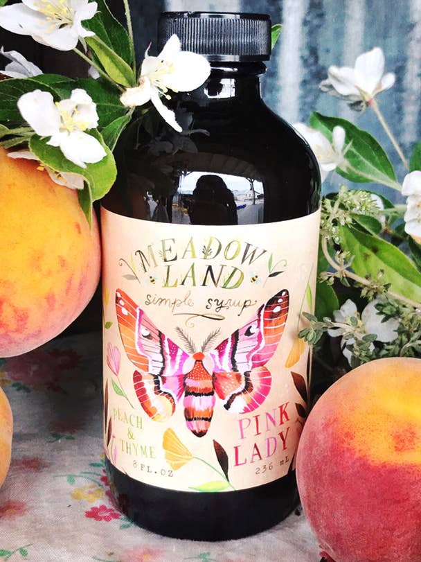 Pink Lady Simple Syrup for wholesale by Meadowland Syrup