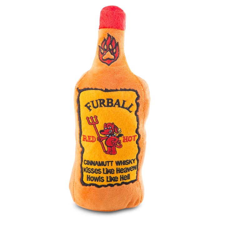 Furball Cinnamutt Whisky Toy Squeaker Dog Toy for wholesale by Haute Diggity Dog