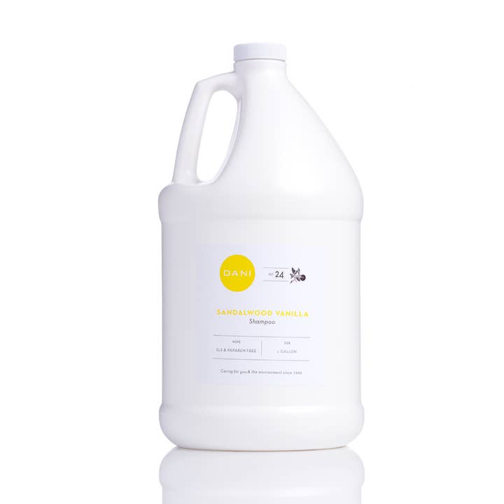 Bulk - Shampoo, Sandalwood Vanilla, PRO SIZE for wholesale by DANI Naturals