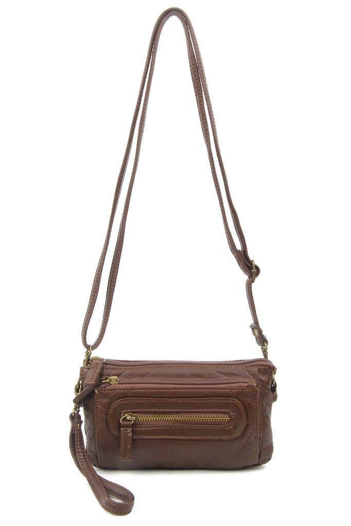 AMPERE CREATIONS - Wholesale Crossbody Bag - Women's - The Anita Soft Vegan Leather 3 in 1 Crossbody Wristlet Bag3