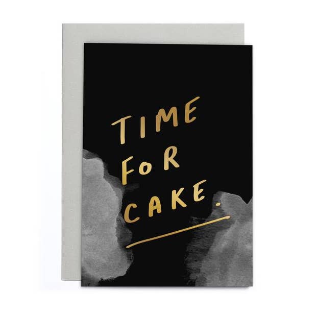 Tarjeta pequeña Time For Cake, tarjeta de feliz cumpleaños para venta al por mayor de Old English Company