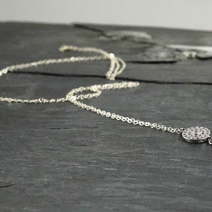 Designed by Stacey Jewelry - Wholesale Pendant/Charm Necklace - Long Sparkly Pendant Necklace1