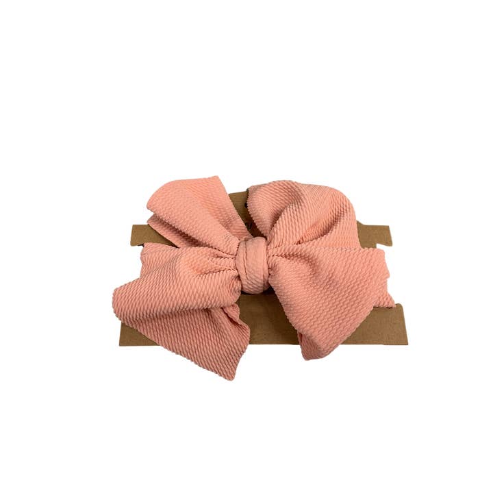 Fabric Headwrap with XL Bow for wholesale by Rachel's Ribbons