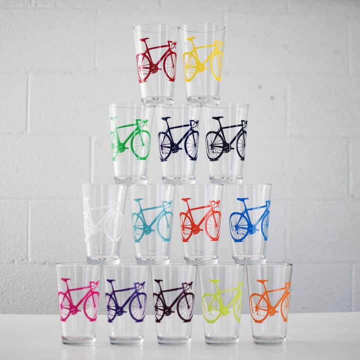 Vital Industries - Wholesale Beer Glass/Mug - Bicycle Pint Glasses