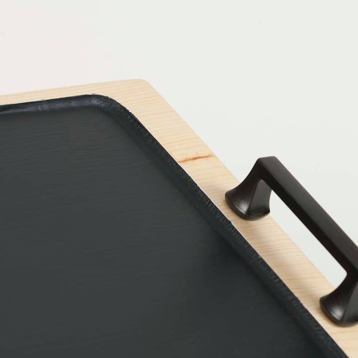 Chalkboard Serving Tray Recessed Surface - 11" x 14" for wholesale by Blue Valley Woodworks