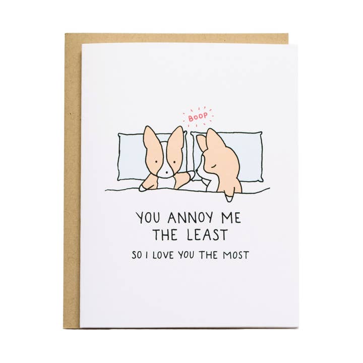 You Annoy Me The Least Card for wholesale by Tiffbits