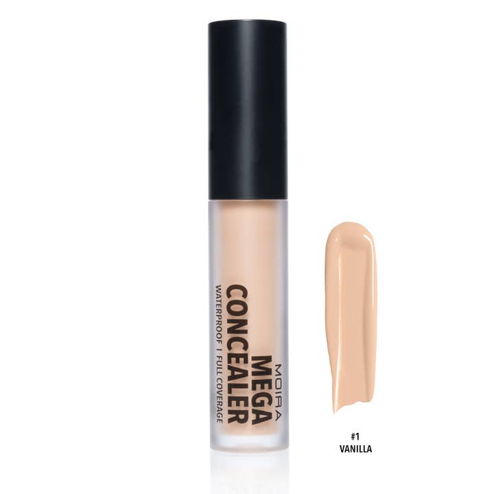 Moira Cosmetics - Wholesale Face Concealer - Mega Waterproof Concealer 100 - Vanilla