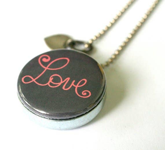 Polarity - Wholesale Locket Necklace - Mid Century Modern Art Locket Necklace3