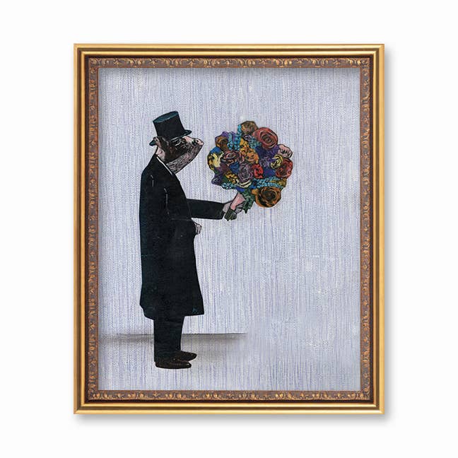 Pergamo Paper Goods - Vente Affiche d'art - Dapper Pig Impression artistique 8 x 100