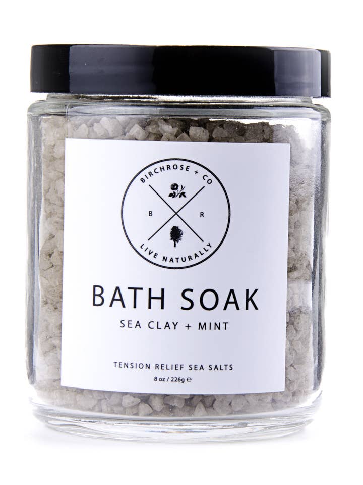 Bath Soak - Sea Clay + Mint for wholesale by Birchrose + Co.