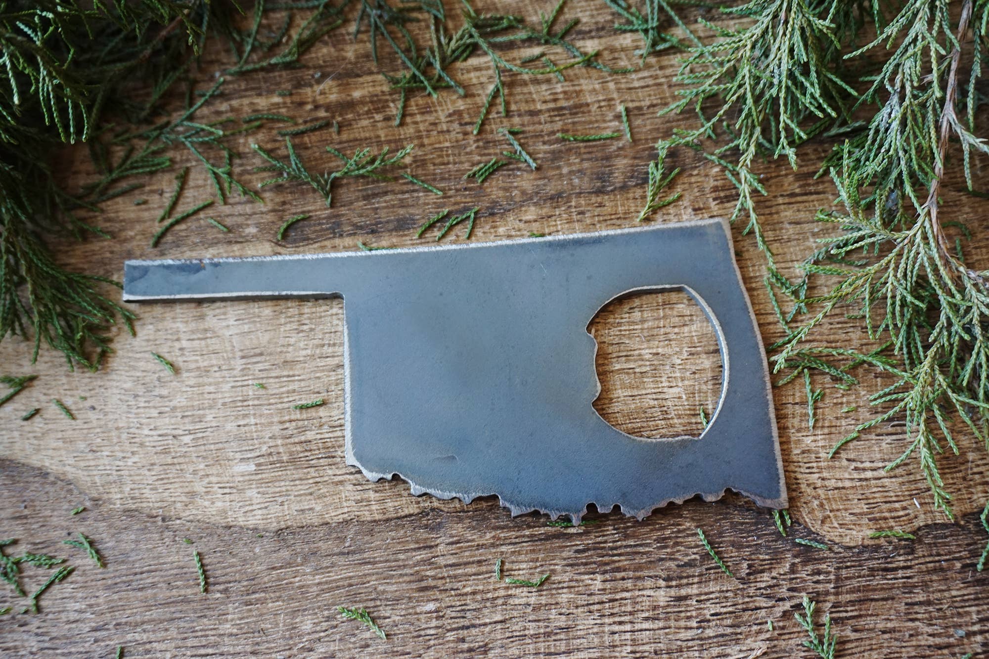 BE Creations & Designs, Inc. - Wholesale Bottle/Wine Opener - Oklahoma State Metal Bottle Opener made from recycled steel2