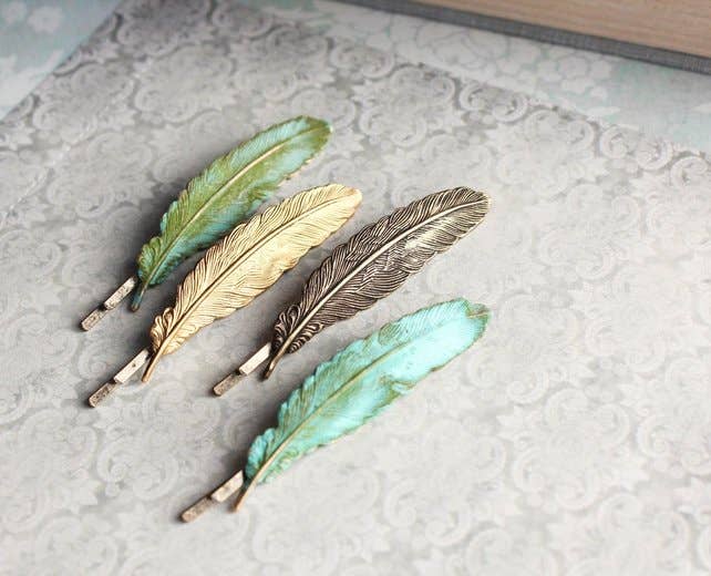 A Pocket of Posies - Wholesale Bobby Pin - Women's - Feather Bobby Pin3