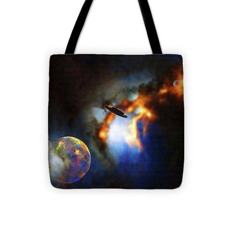 13" x 13" Outliers Tote Bag for wholesale by Don White-Art Dreamer