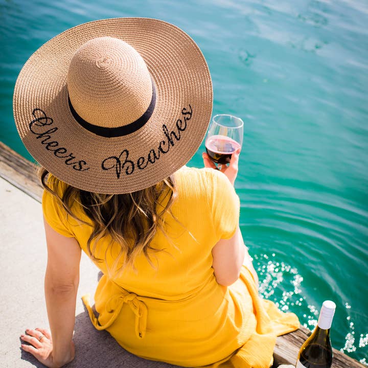 Cheers Beaches Floppy Sun Hat - Tan for wholesale by Cheers Beaches