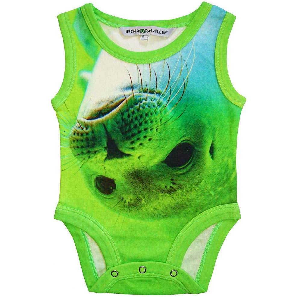 Inchworm Alley - Wholesale Bodysuit (Non-Footed) - Baby - Tank Bodysuit - Seal0