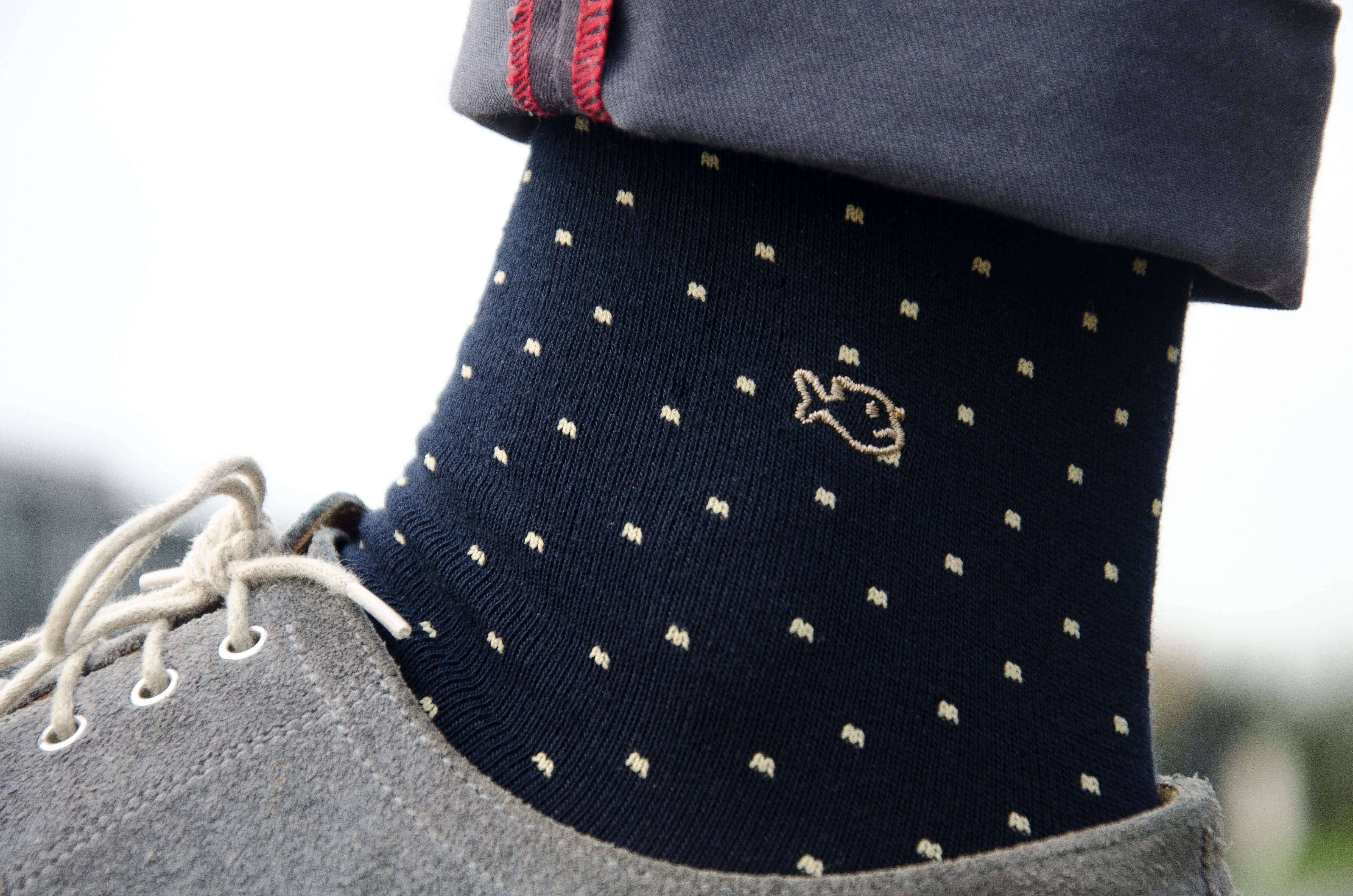 BILLYBELT - Wholesale Socks - Men's - Square combed cotton socks - Beige1