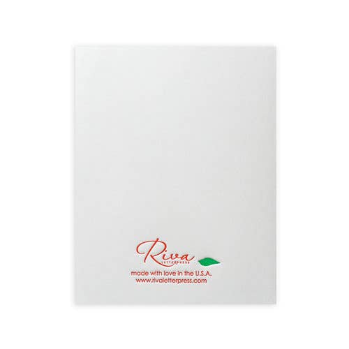 Riva Letterpress - Wholesale Thank You Card - Grateful To The Core1