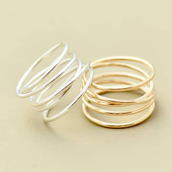 Elegant Continuous Wrap Band Ring for wholesale by Britta Ambauen Jewelry