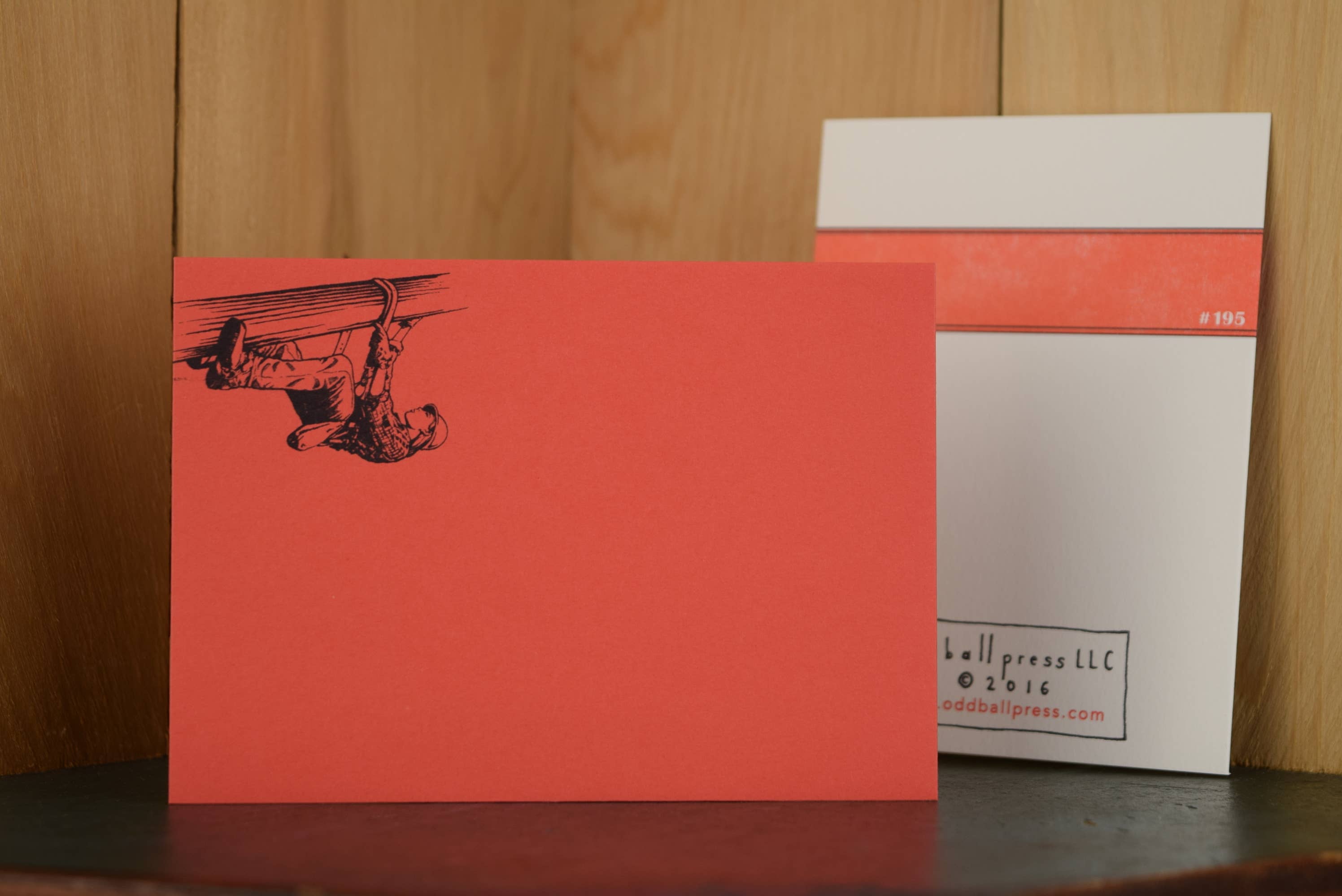 Oddball Press LLC - Wholesale Encouragement Card - Hang in There Card2