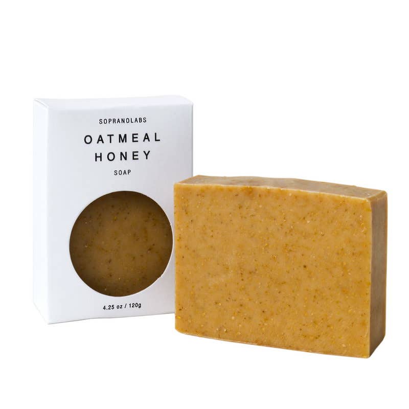 SopranoLabs - Wholesale Bar Soap - Oatmeal Honey Soap. SPA  Gift for her/him1