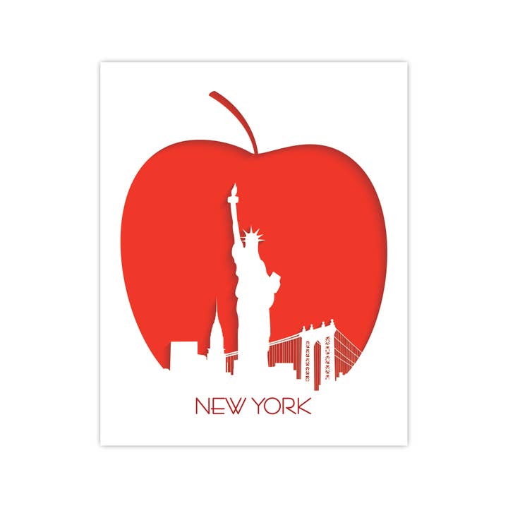 Lámina decorativa de pared de Nueva York de YayStationery para venta al por mayor de YAY NOVELTY