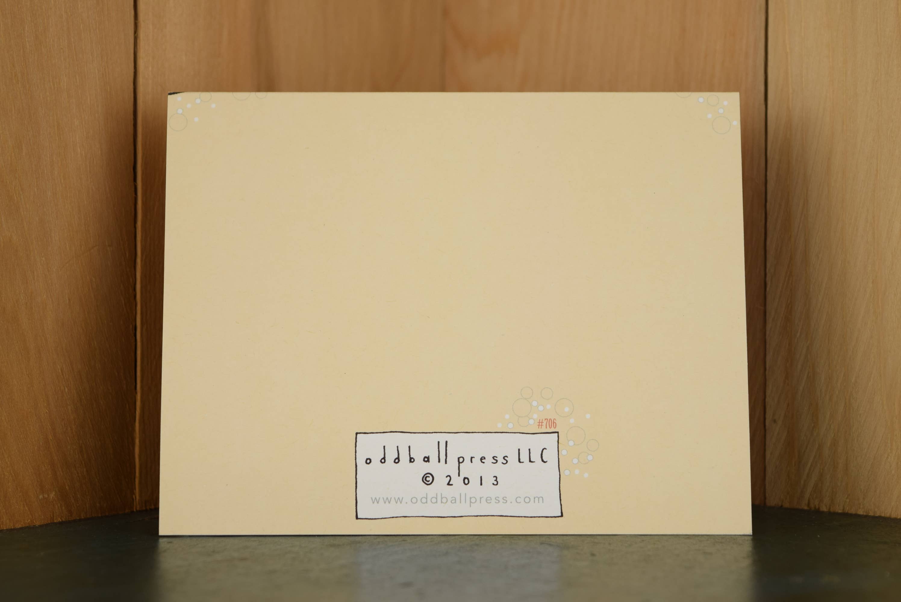 Oddball Press LLC - Wholesale Congratulations Card - Cheers to You2