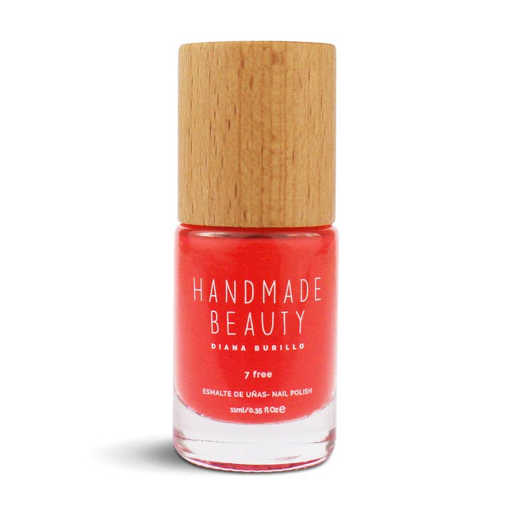 Nail Polish Non Toxic Color Tangerine - Handmade Beauty for wholesale by HANDMADE BEAUTY COSMETICS LLC