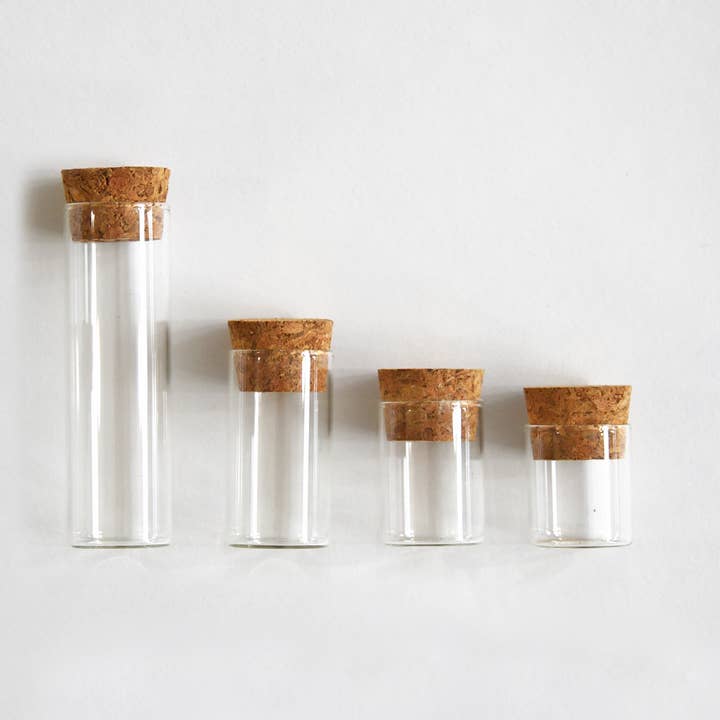 STORE Prøveflasker med kork (10 stk) for engroshandel hos June & December