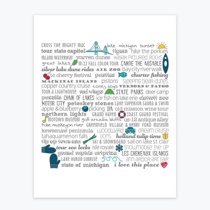 Tandem For Two - Wholesale Art Print - Art Print - Michigan Bucket List