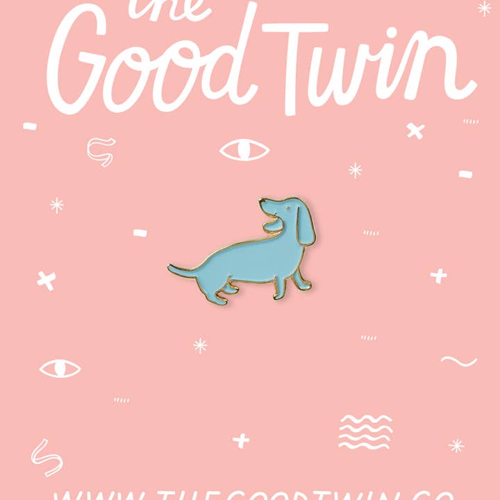 The Good Twin - Wholesale Lapel Pin/Button - Doxie Pin