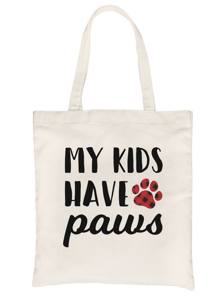 Bolsa de lona My Kids Have Paws por atacado de 365 In Love