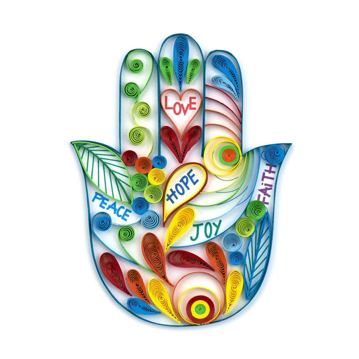 Hamsa Hand for wholesale by Quilling Card