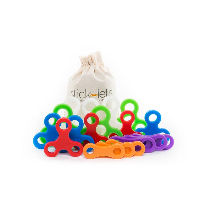 STICK-LETS® - Wholesale Building Set - Kids - 18-Piece Mega Fort Set5