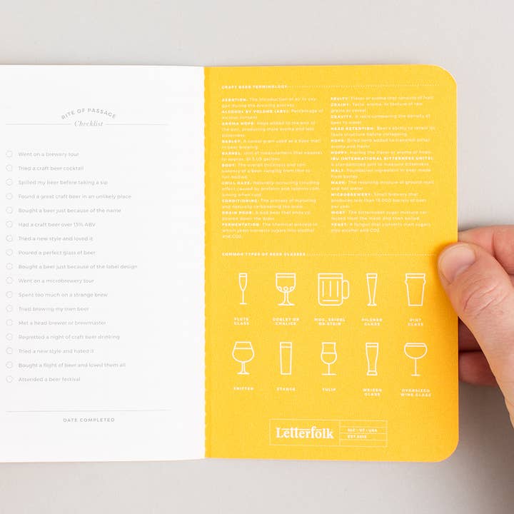 Letterfolk - Wholesale Journal/Diary - Craft Beer Passport5