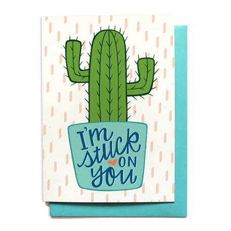 Hennel Paper Co. - Wholesale Love Card - Love Card - Stuck On You