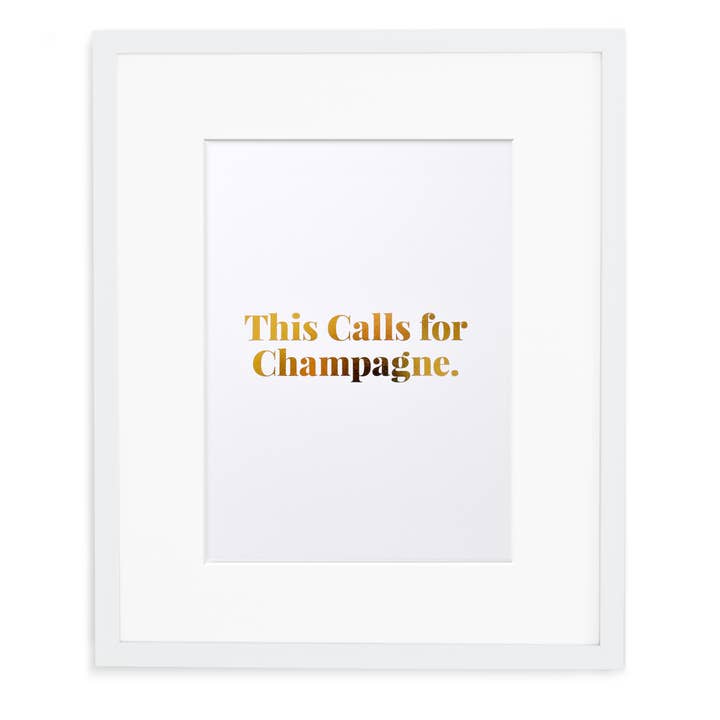 Swell Made Co. – Engroshandel Kunsttryk – Bobler Guld Folie Art Print