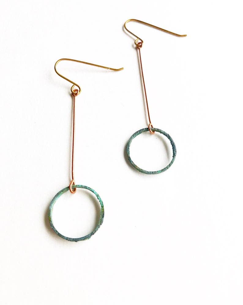 Courtney Fischer Jewelry - Wholesale Dangle Earrings - Patina Dangle Earrings