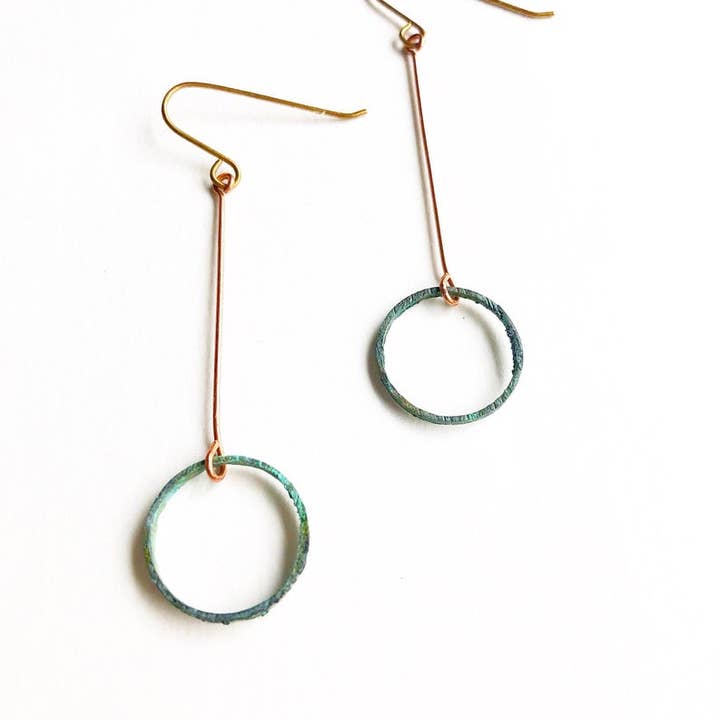 Courtney Fischer Jewelry - Wholesale Dangle Earrings - Patina Dangle Earrings0