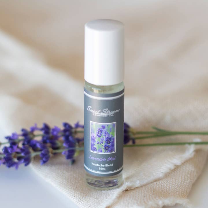 Lavendel Mint Eucalyptus Breathe Blend Roller voor wholesale door Sweet Streams Lavender Co.
