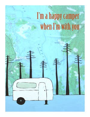 Rachel Austin - Wholesale Love Card - Happy Camper Card1