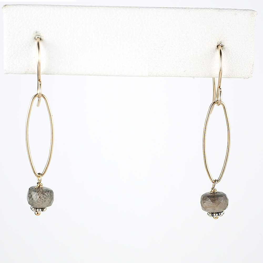 Midori Jewelry Hawaii - Wholesale Dangle Earrings - black sands earrings1