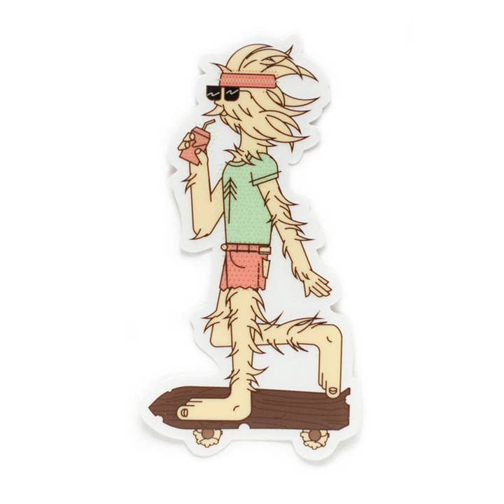 Sticker - Bigfoot Skater for engroshandel hos Ello There Outdoors