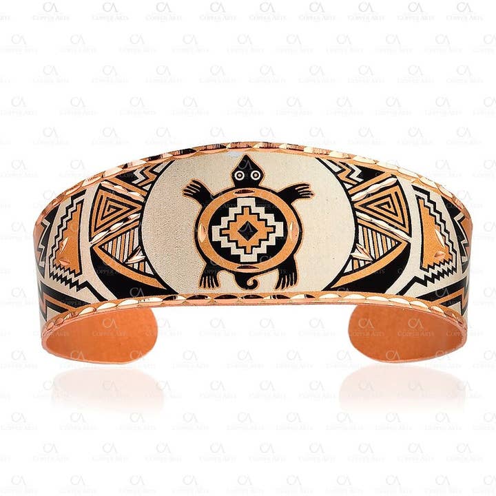 BR 79 SW Native Turtle Bracelet for wholesale by COPPER ARTS INC.