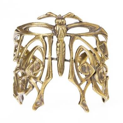 Nouveau Butterfly Cuff for wholesale by Alkemie Jewelry